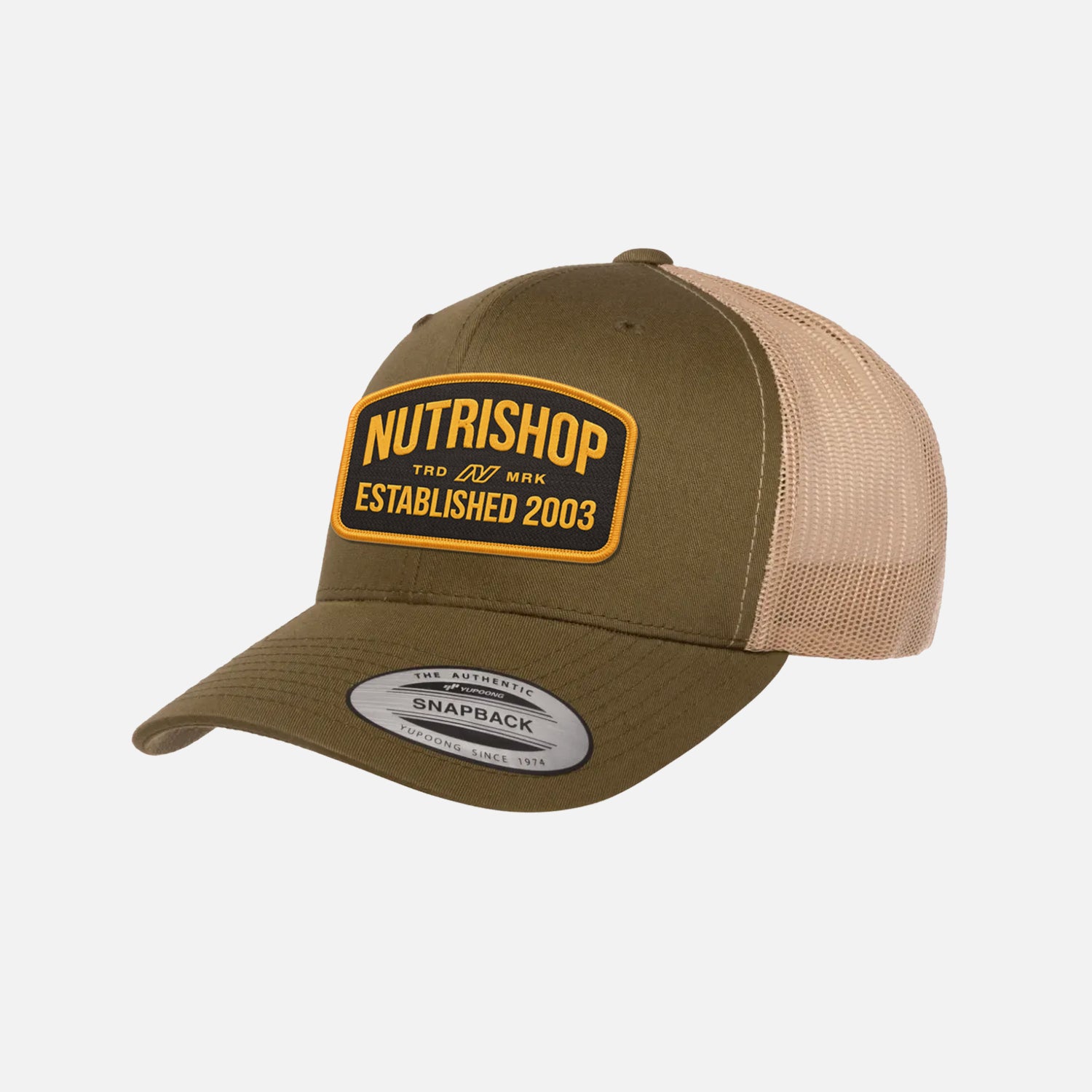 Gold Arch Retro Trucker Hat