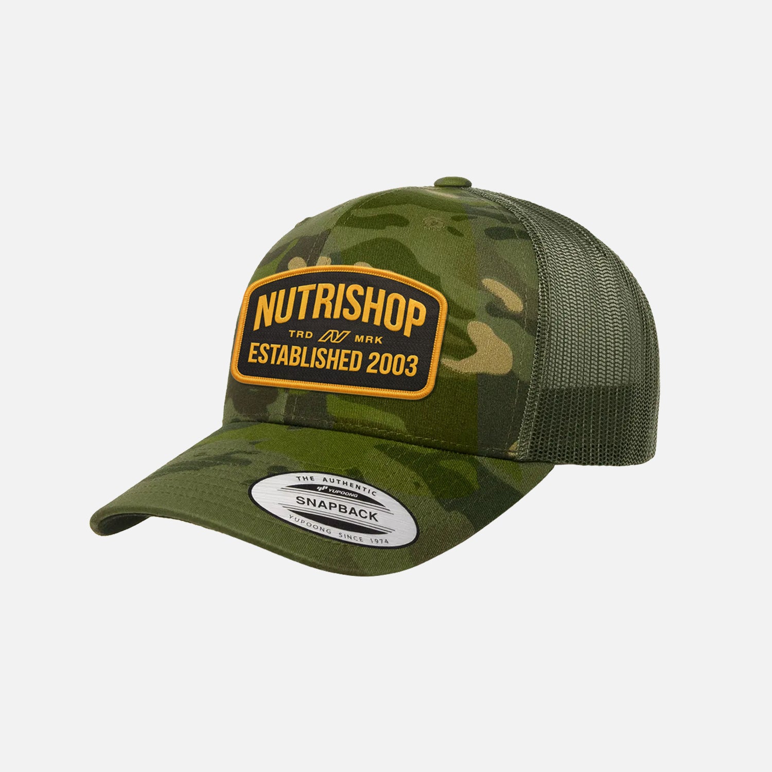 Gold Arch Retro Trucker Hat
